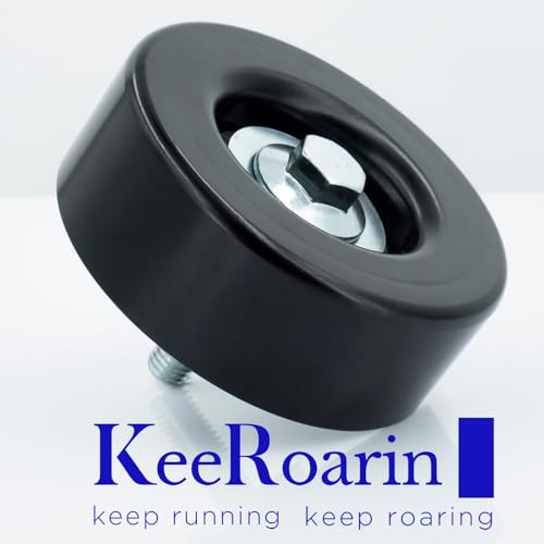 Belt Idler Pulley, 36299, 12555609, 12669569 Belt Pulley Compatible with Select Buick, Chevrolet, GMC, Hummer, etc Models. Automotive Replacement Idler Pulley by KeeRoarin (with Bolt), Black - size: 36299 - GM