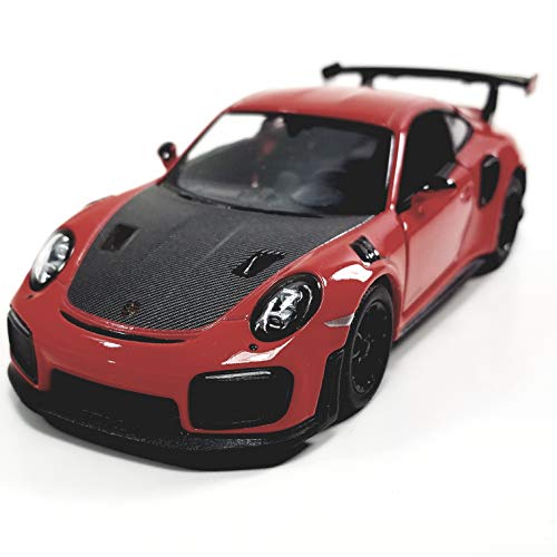 KiNSMART - 2010 Porsche 911 GT2 RS 1:36 Scale 5" Die Cast Metal Model Toy Sports Car Toy (Red) - color: Red
