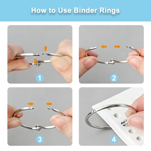 Bmtbu Embroidery Stitch Book Kit with 8.27x10.65 Portable Loose-Leaf Cover