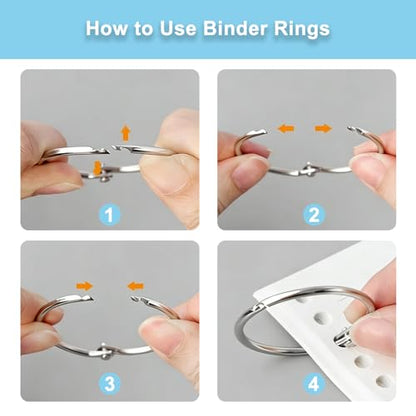 Bmtbu Embroidery Stitch Book Kit with 8.27x10.65 Portable Loose-Leaf Cover