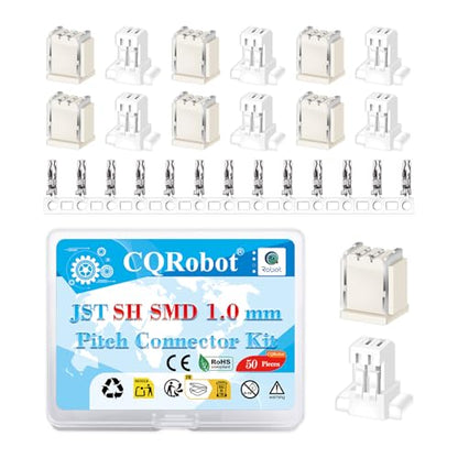 CQRobot JST SH SMD 1.0mm Pitch 2-Pin Electronic Computer Connector Adapter - size: 2P, style: SH-SMD