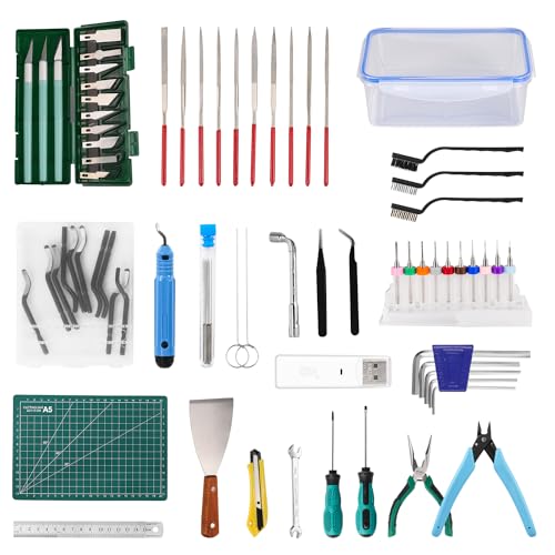 Sovol 3D Printer Tools Kit, 78PCS 3D Printer Accessories for Deburring - style: 78 Pcs