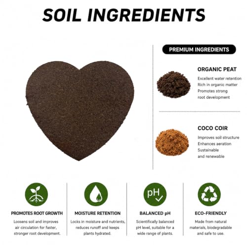 Plant Growing Kit for Kids, Heart-Shaped DIY Mini Garden with Peat Moss & Coco Coir, Planting Activity Kit with Tray and Decorations, Indoor Gardening Gift for Kids - size: Pink Fence
