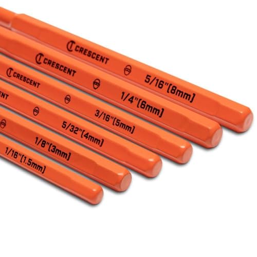 Crescent 6 Piece Set, 7", Pin Punch - CPPS456 - style: 6 Piece
