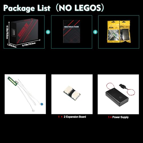 LocoLee LED Light Kit Compatible with LEGO Princess Market Adventure 43246 (Lights Only, No Models) Creative Lighting Set Accessories Compatible with LEGO 43246 for Adults