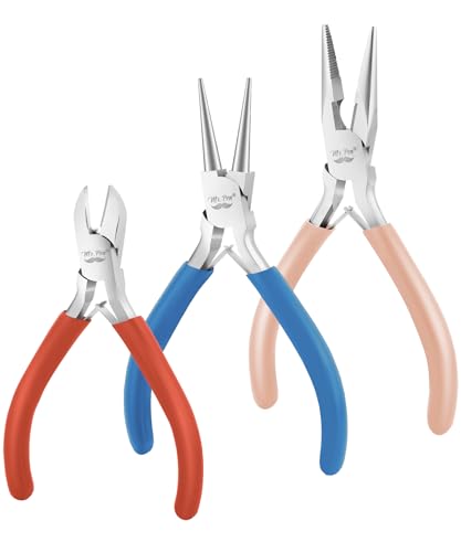 Mr. Pen- Pliers for Jewelry Making, 3 Pack, Chain Nose - color: Multicolor 1