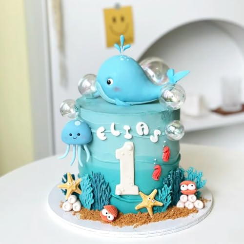 5 PCS Marine Theme Fondant Silicone Mold Seaweed Coral shell crab Shape DIY Handmade Baking Tools, For Theme Cake Cookie Chocolate Candy Decoration Fondant Polymer Clay - style: Coral styles