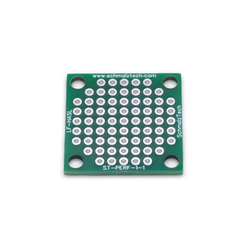 Double Sided LF HASL Perfboard, PCB Electronic Circuit Board for DIY Prototype Circuit, FR4, Plated Through Hole Solder Prototype Board, ST-PERF-1-1 (1" x 1" - 4 Pack) - style: 1" x 1" - 4 Pack