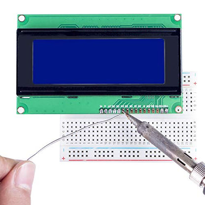 SunFounder LCD2004 Module with 20x4 White Characters on Blue Background, Compatible with Arduino - color: LCD2004 (1Pack)