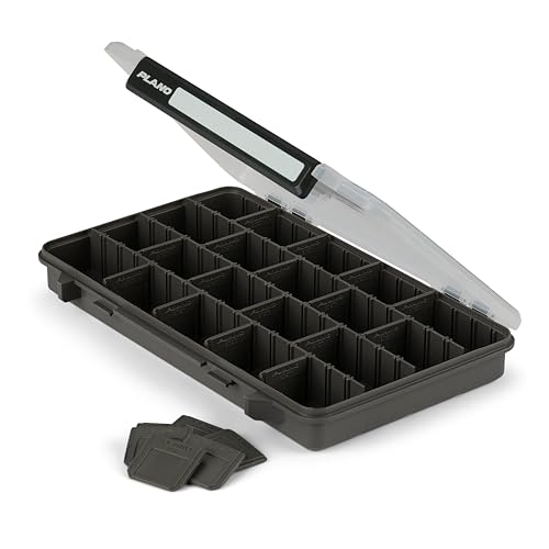 Plano StowAway 3700 Stow Tackle Box, with Corrosion-Preventive Rustricor, Single Latch Design, Transparent DuraView Lid, Stackable Storage for Fishing Bait, Lures and Gear - size: 3700, style: New Model