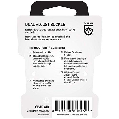 GEAR AID Dual Adjust Buckle Kit - style: 5/8”