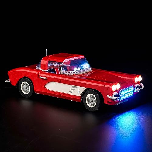 Upgraded Led Light Kit for Lego Icons Corvette Building Set, Compatible with Lego 10321 (Model Not Included) - style: Light Kit Lego 10321