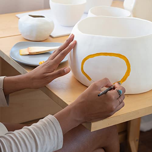 ReArt Natural Air-Dry Clay, for Sculpting, Wheel Throwing, Hand Building, All-Purpose Modeling Clay 10lbs for Sculpting (Terracotta 10LBs) - color: Terracotta 10LBs