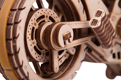 Wood Trick Motorcycle 3D Wooden Puzzles for Adults to Build