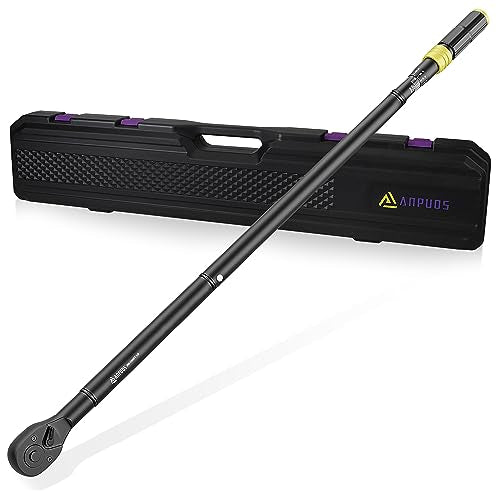 ANPUDS 1-Inch Click Torque Wrench, 200-1200 Ft-Lb/271-1626 Nm, Heavy Duty - size: 200-1200 ft-lb / 271-1626 Nm