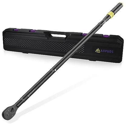 ANPUDS 1-Inch Click Torque Wrench, 200-1200 Ft-Lb/271-1626 Nm, Heavy Duty - size: 200-1200 ft-lb / 271-1626 Nm