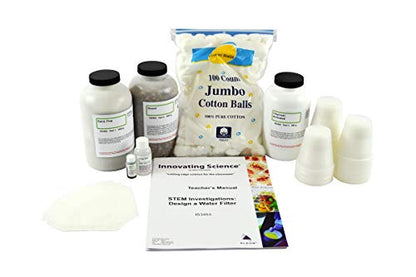 Innovating Science STEM Investigations: Design a Water Filter (Materials for 15 Groups)