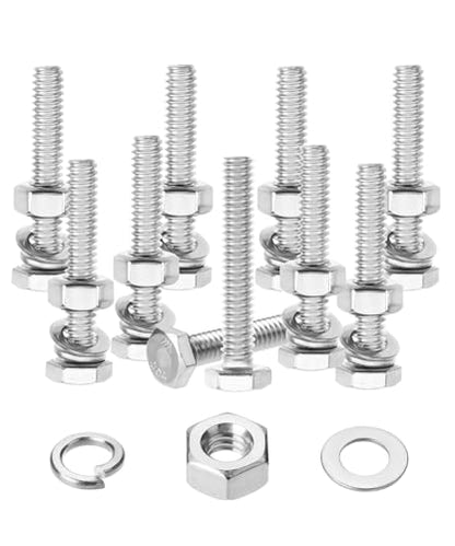 Mr. Pen- Nuts and Bolts, 1/4"-20x1-1/2, 10 Sets - size: 1/4"-20x1-1/2
