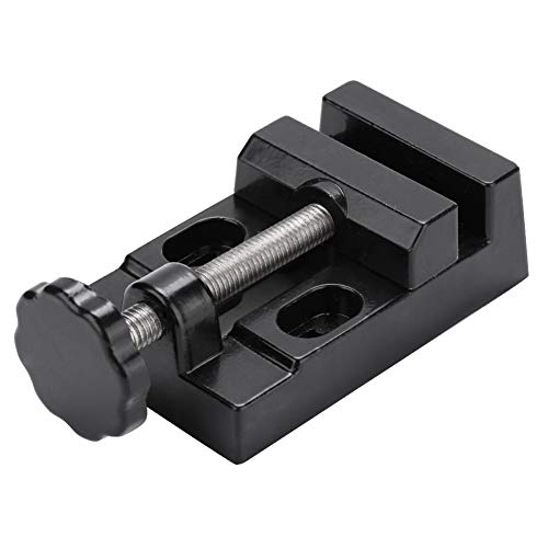 Mini Table Vise, Aluminium Alloy Small Household Bench Clamp for DIY Craft Jewelry Making, 4.3 Inch Portable Vise