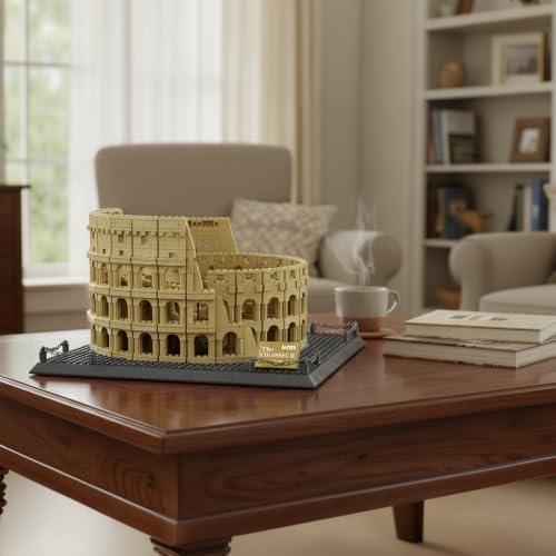 Roman Colosseum Building Block Set – 1756 Pieces, Italy Colosseum - style: Roman Colosseum