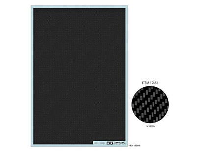 Tamiya 12681 – 1:6/1:12/1:24 Carbon Decorative Twill/fine, Model Building, Crafts, Hobbies, Gluing, Accessories, Spare Part