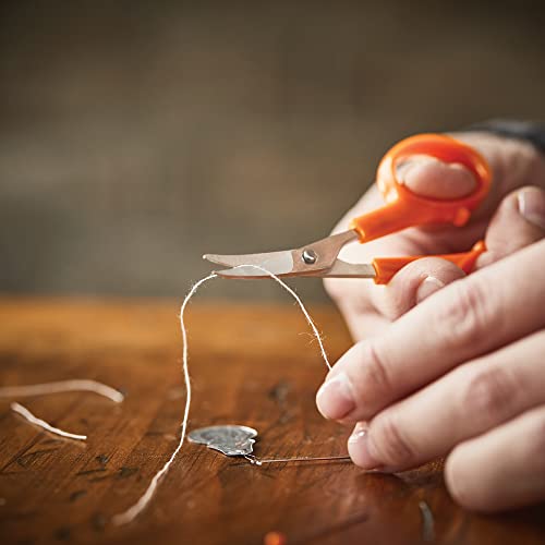 Fiskars 62-Piece Sewing Kit with Scissors, Clear - size: Compact, style: Sewing accessories 62 piece