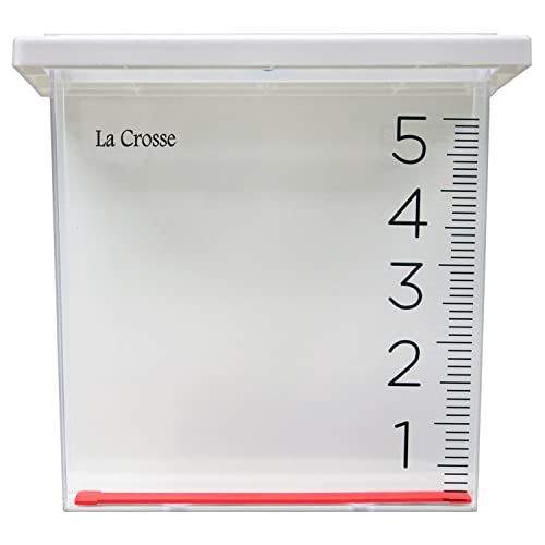 La Crosse 705-109 Waterfall Rain Gauge - size: width: 7.80 length: 9.80 depth: 1.70
