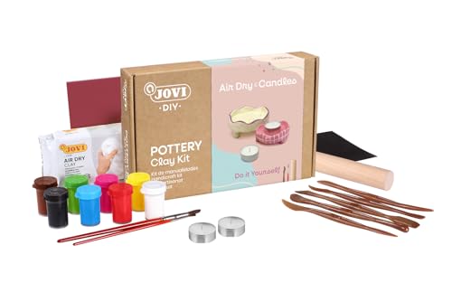 Jovi - DIY Air Dry Kit - Candles Gift Pottery Kit for Adults - color: Candles