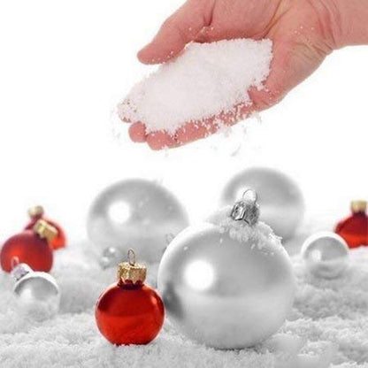 10 Packs of Instant Snow Powder for Holiday Displays, Winter Crafts, Sensory Play, Stocking Stuffers