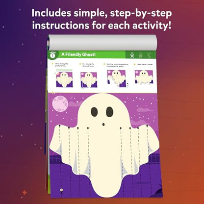 Skillmatics Snip Snip Halloween Craft, Scissor Skills, Felt Kits for Kids - style: 1. Halloween Fun