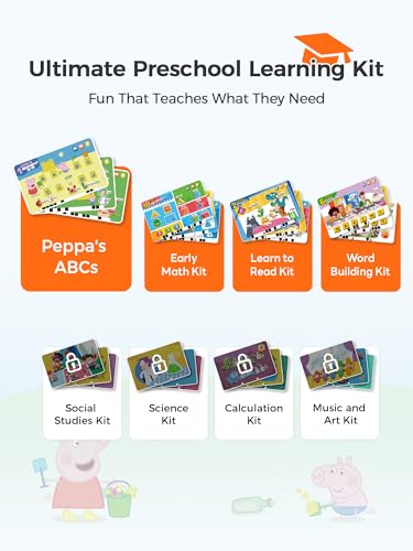 Think Academy Interactive Learning Pad with Flash Cards for Kids Ages 3-5