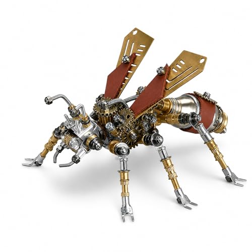 Adult 3D Metal Puzzle, Punk Insect Metal Model Set, 3D Puzzle Mechanical Insect Building Blocks, Fun DIY Assembly, high-end Men's Gifts. - color: Mechanical Flying Ant
