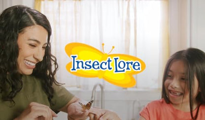 Insect Lore Butterfly Farm with Pre-Paid Voucher to Redeem Caterpillars - Ultra-Clear Dome Habitat, STEM Journal, Chrys-A-Lid Holder - Give the Gift of Raising Painted Lady Butterflies