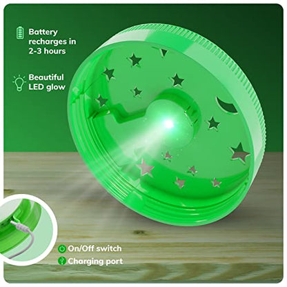 Light-Up Terrarium Kit for Kids - STEM Science Kit - Educational DIY Toy