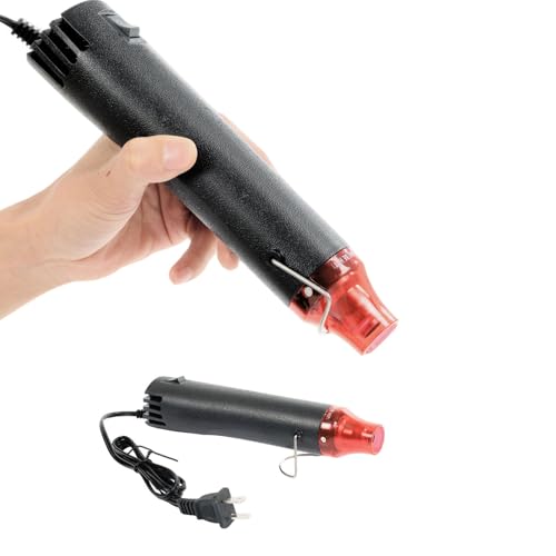 Heat Gun 300W, Handed Hot Air Gun for Crafting and DIY (Black) - color: Black