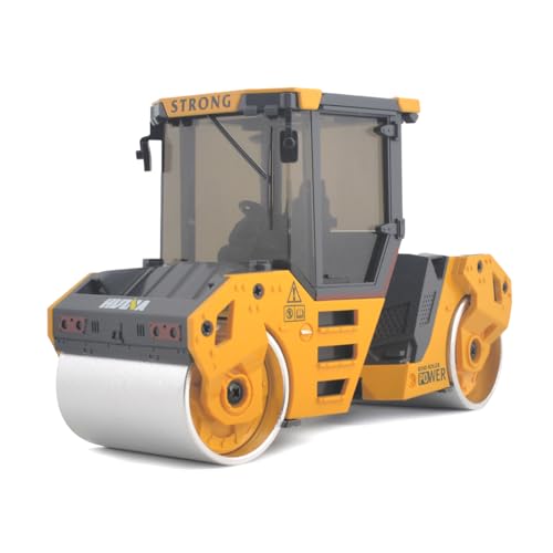 1/50 Scale Diecast Road Roller Toys Metal Engineering Road Planer Vehicle Truck Toy Construction Vehicles Model for Kids (1:50 Road Roller) - color: 1:50 Road Roller