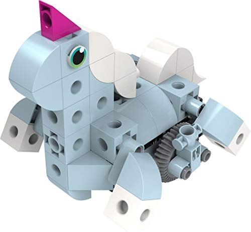 Thames & Kosmos Kids First: Robot Safari - Introduction to Motorized Machines Science Experiment Kit for Ages 5 to 7, Build 8 Robotic Animals Including A Unicorn, Llama, Narwhal & More - style: Robot Safari