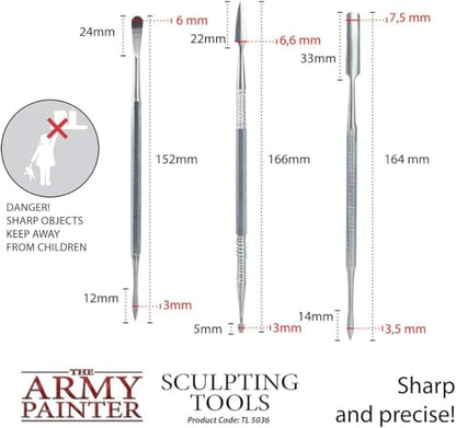 The Army Painter, Sculpting Tools, set of three tools