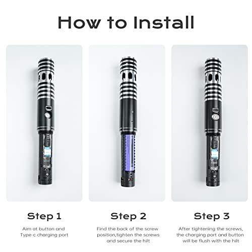 DAMIENSABER Upgrade Xenopixel 3.0 34 Sound Font Inner Core DIY Light Saber Electronics Soundboard Infinite Colour Smooth Swing Motion Control Internals Build Your Own Light Saber Kit