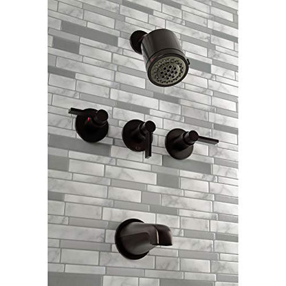 Kingston KBX8135NDL Tub and Shower Faucet, Oil Rubbed Bronze - color: Oil Rubbed Bronze