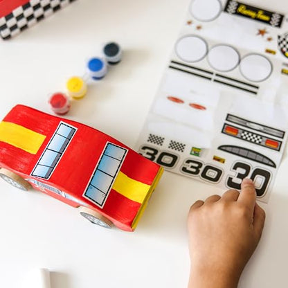 Melissa & Doug Decorate-Your-Own Wooden Race Car Craft Kit