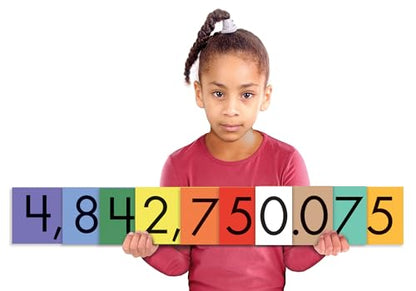 Teacher Created Resources Sensational Math Place Value Cards: 10 Value Decimals to Whole Numbers (TCR626644)