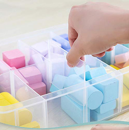 Sooyee 3-Tier Stackable Craft Organizers and Storage Box, Clear - size: 3-Tier