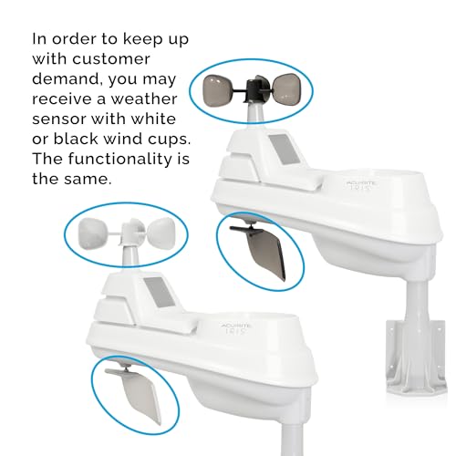 AcuRite Iris (01512MCB) Indoor/Outdoor Wireless Weather Station - color: Color Screen