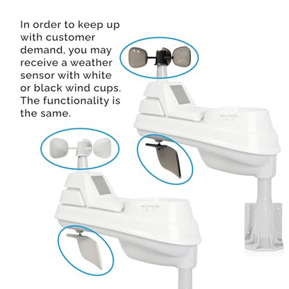AcuRite Iris (01512MCB) Indoor/Outdoor Wireless Weather Station - color: Color Screen