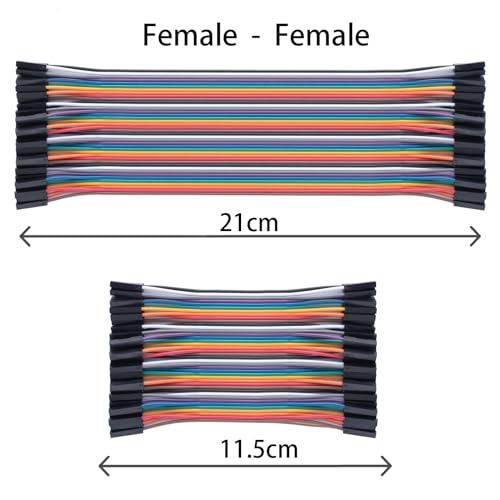 Aypzuke 10cm+20cm+30cm 360pcs Breadboard Jumper Wires Cable Kit Male to Female, Male to Male, Female to Female Compatible for Arduino Projects and Raspberry Pi - size: 10cm+20cm+30cm