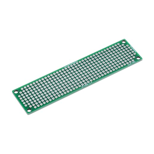 Double Sided LF HASL Perf Board, PCB Board, Electronic Circuit Board for DIY Prototype Circuit, FR4, Plated Through Hole Solder Prototype Board, ST-PERF-1-4 (1" x 4" - 2 Pack) - style: 1" x 4" - 2 Pack