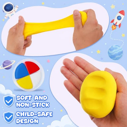 Air Dry Clay Kit -12 Space Theme Modeling Clay for Kids Arts and Crafts - color: #04Dark Blue- Children's Drem Star