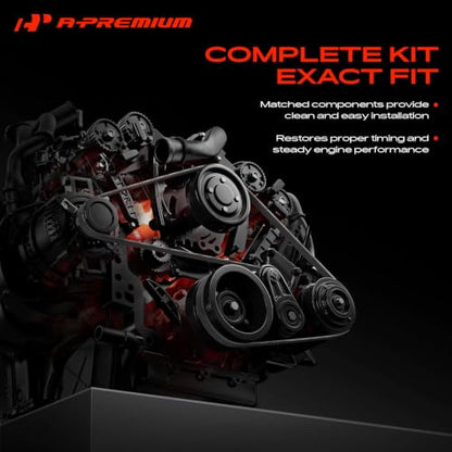 A-Premium Engine Serpentine Belt Drive Kit