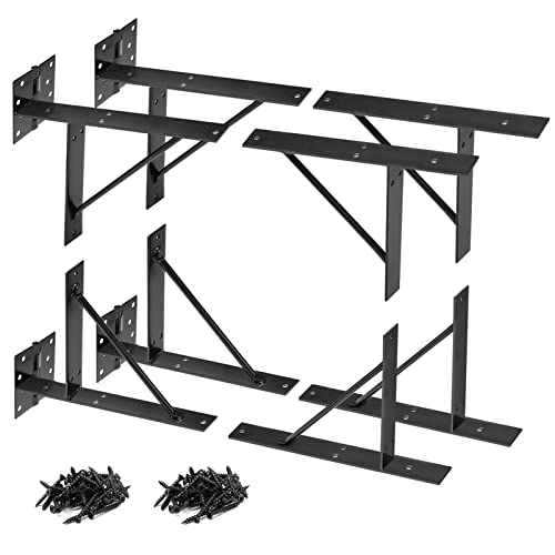 Mofeez Corner Brace Bracket No Sag Kit for Shed Doors, Driveway Gates, Corral Gates, Wood Windows (2 Sets) - style: Anti Sag Gate Kit - 2Set